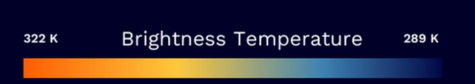 Design 2's horizontal Brightness Temperature bar